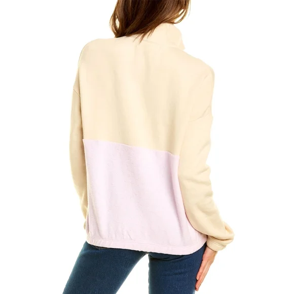 NWT Wildfox Lea Multicolor Womens M 1/2 Zip Pullover Sweatshirt - Picture 3 of 5